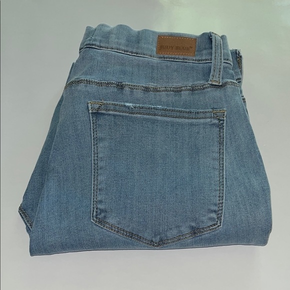 Judy Blue Pull On Skinny Fit High Rise Size 13/31 - Picture 3 of 16